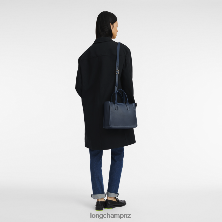 Women Navy Longchamp Le Foulonne Tote bag Bags L06408127