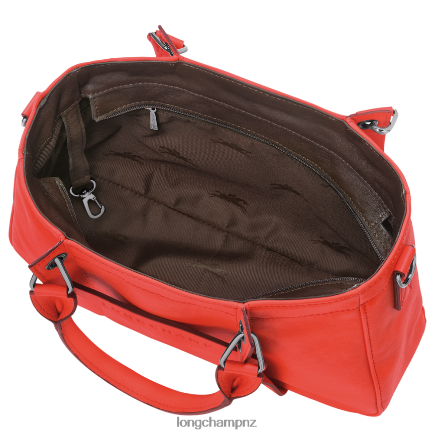 Women Orange Longchamp 3D Handbag Bags L06408179