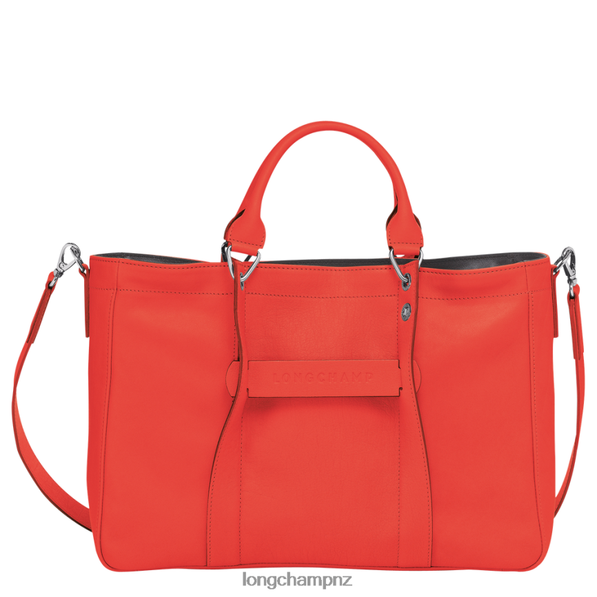 Women Orange Longchamp 3D Handbag Bags L06408184