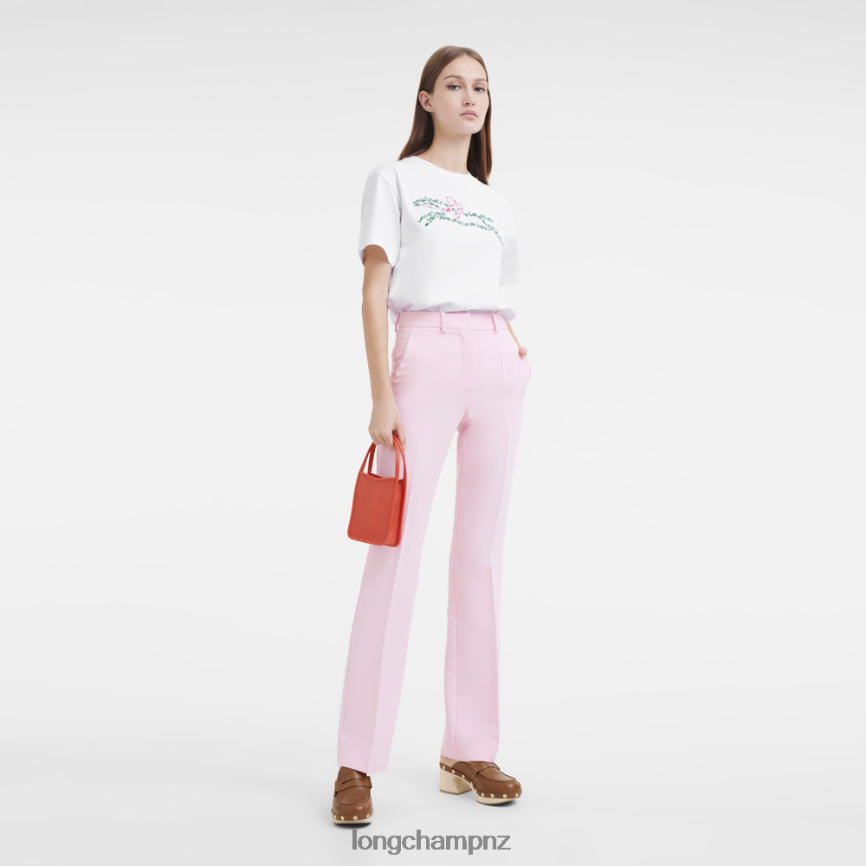 Women Orange Longchamp Le Foulonne Handbag Bags L06408129