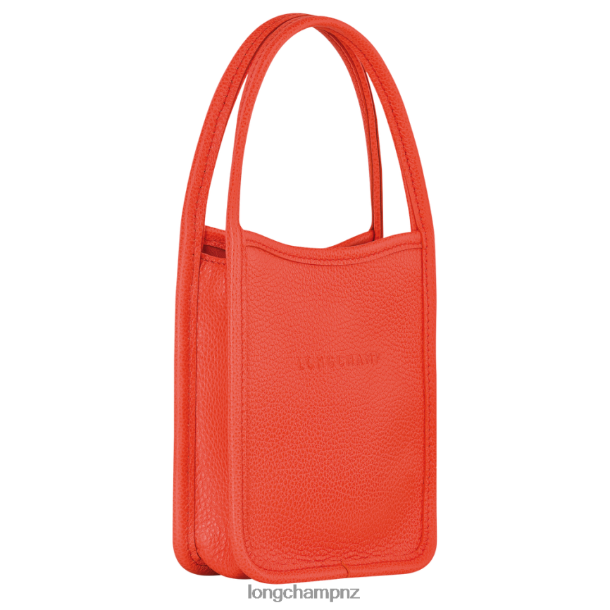 Women Orange Longchamp Le Foulonne Handbag Bags L06408129