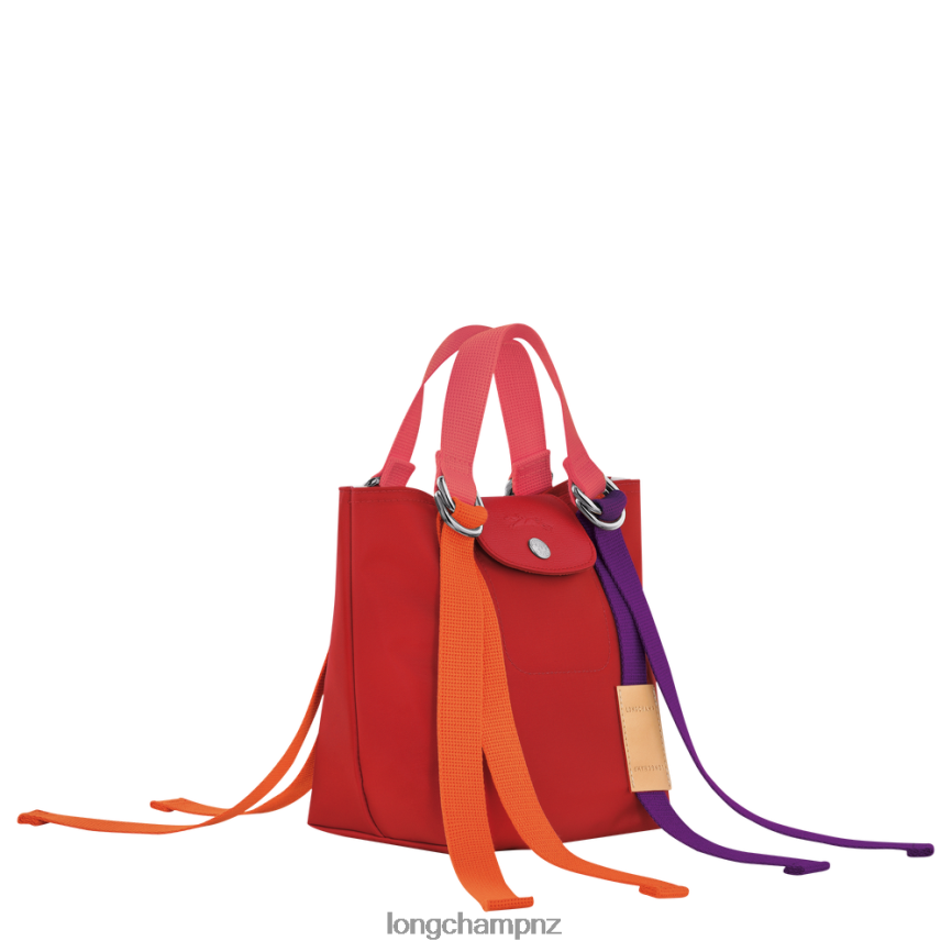 Women Red Longchamp Le Pliage Re-Play Handbag Bags L0640847