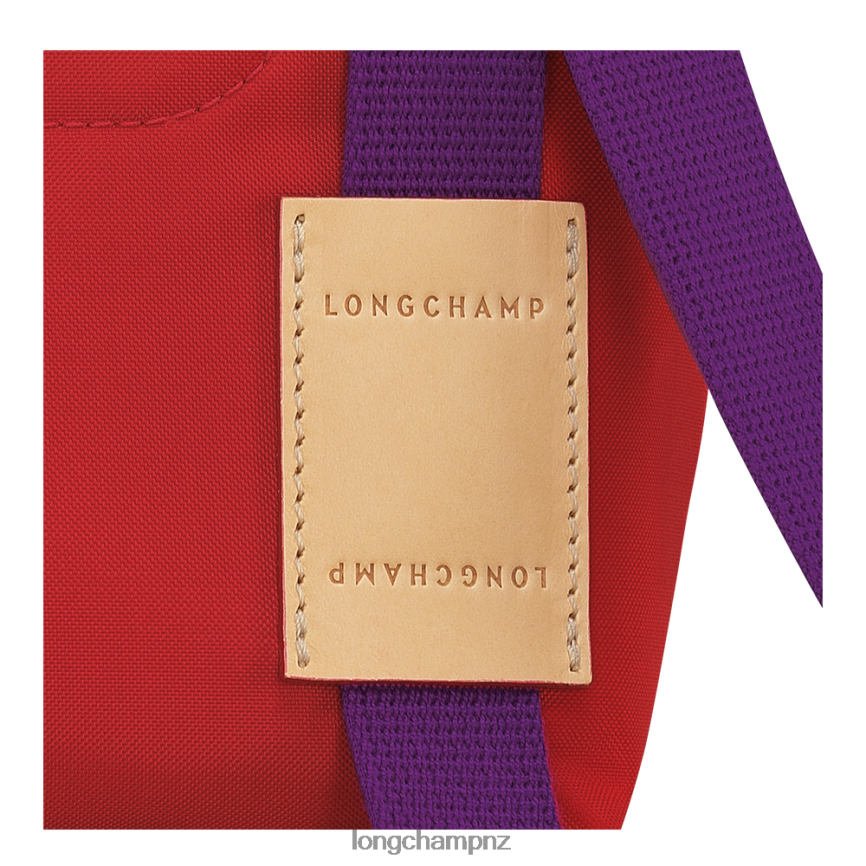 Women Red Longchamp Le Pliage Re-Play Handbag Bags L0640847