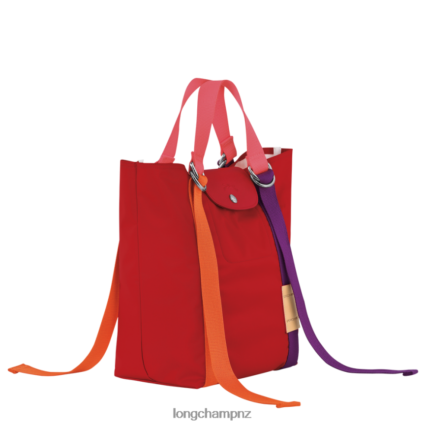 Women Red Longchamp Le Pliage Re-Play Tote bag Bags L0640852
