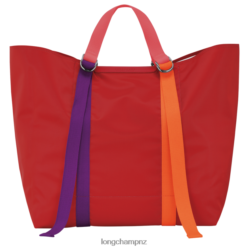 Women Red Longchamp Le Pliage Re-Play Tote bag Bags L0640858