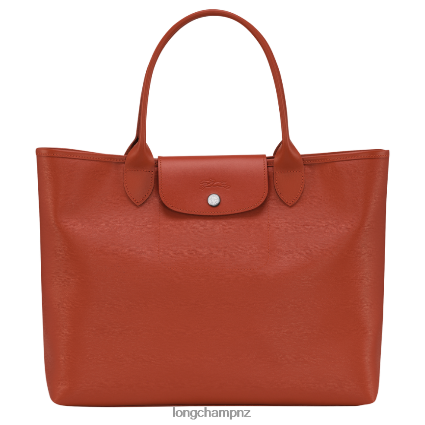Women Terracotta Longchamp Le Pliage City Tote bag Bags L0640885