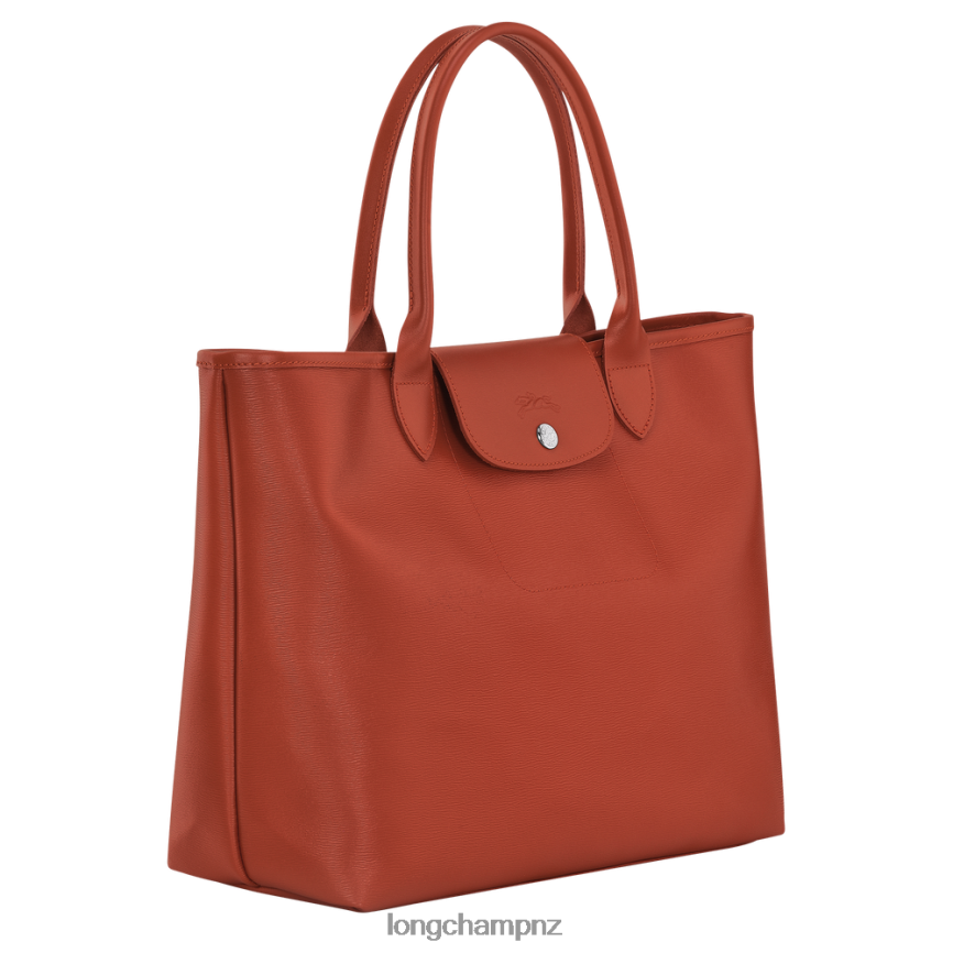 Women Terracotta Longchamp Le Pliage City Tote bag Bags L0640885
