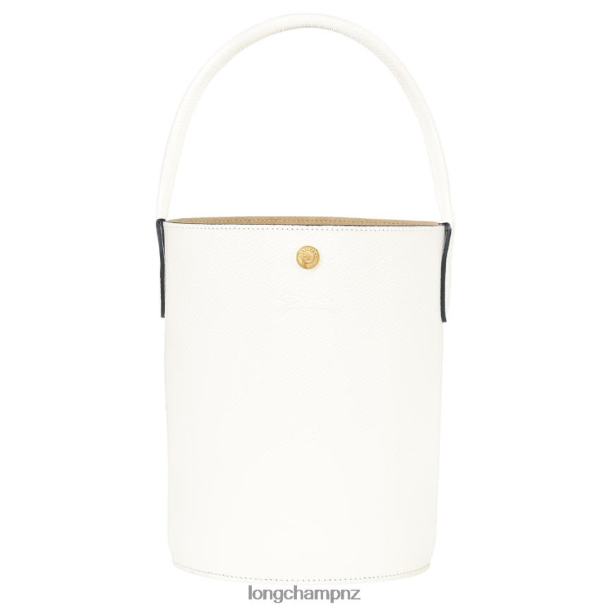 Women White Longchamp Epure Bucket bag Bags L0640836
