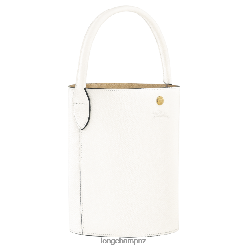 Women White Longchamp Epure Bucket bag Bags L0640836