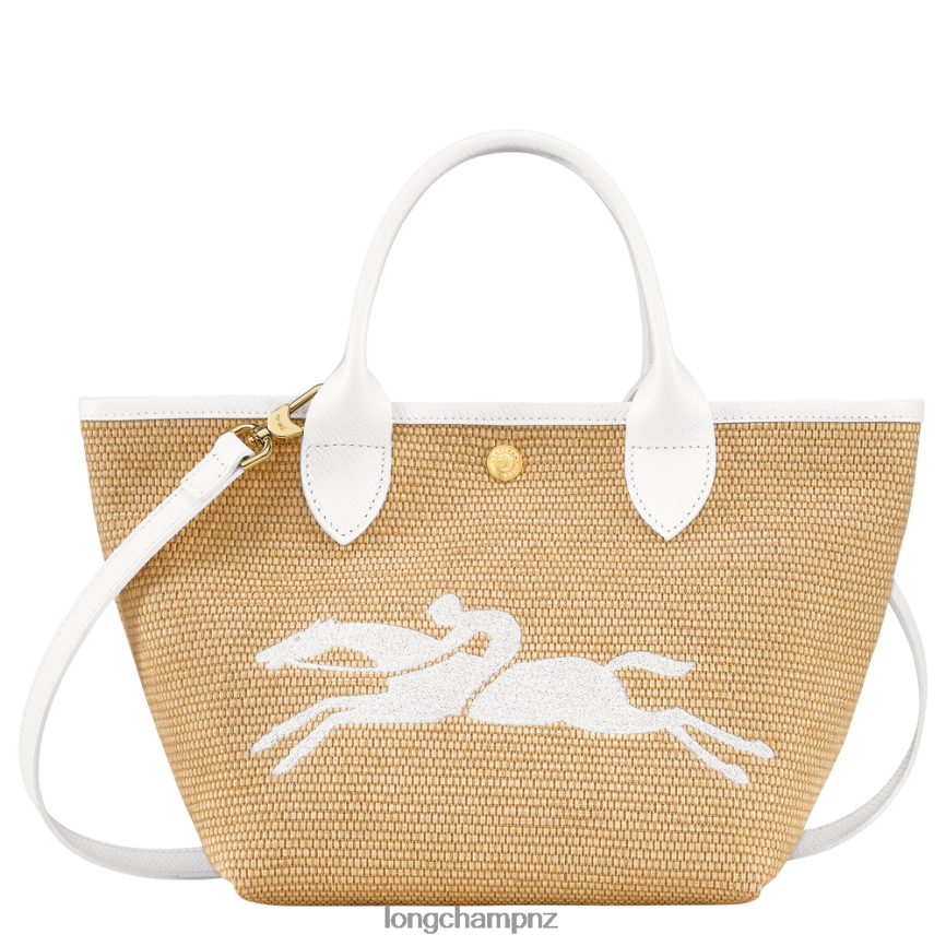 Women White Longchamp Le Panier Pliage Basket bag Bags L0640863