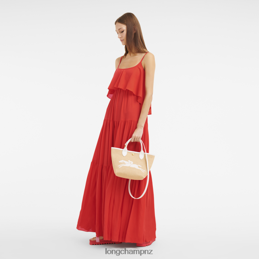 Women White Longchamp Le Panier Pliage Basket bag Bags L0640863