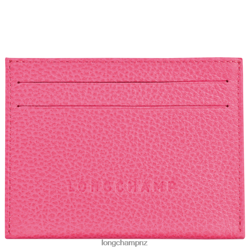 Women Candy Longchamp Le Foulonne Cardholder Leather Goods L06408648