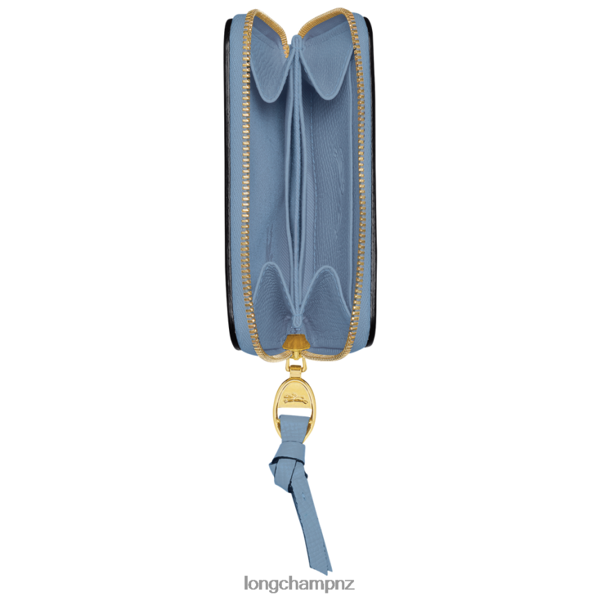 Women Slate Longchamp Mailbox Coin purse Leather Goods L06408539