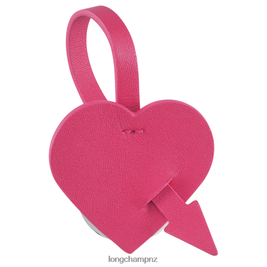 Women Pink Longchamp Coeur Key rings Leather Goods L06408758