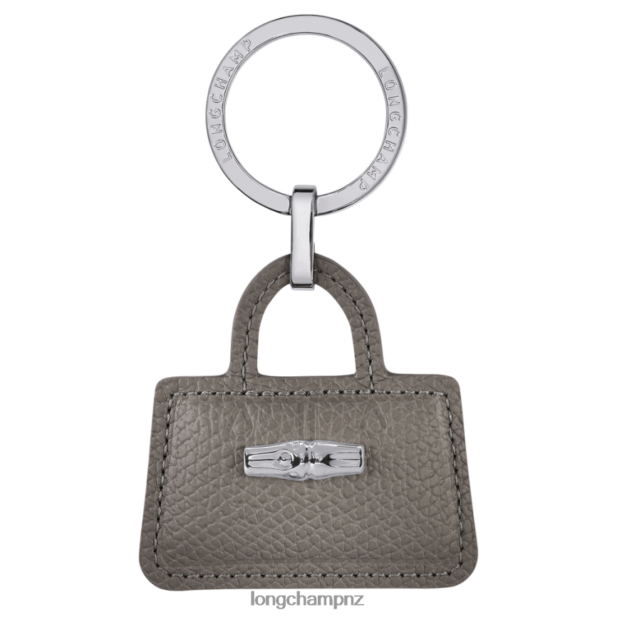 Women Turtledove Longchamp Roseau Key Rings Leather Goods L06408761