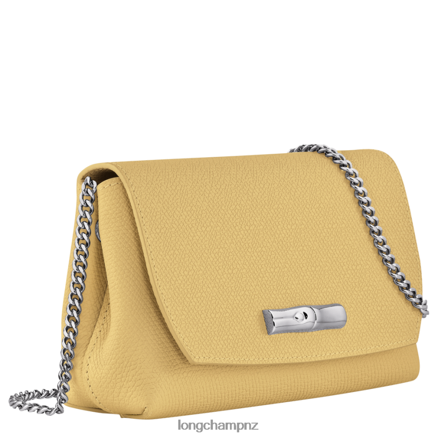 Women Corn Longchamp Roseau Clutch Leather Goods L06408252