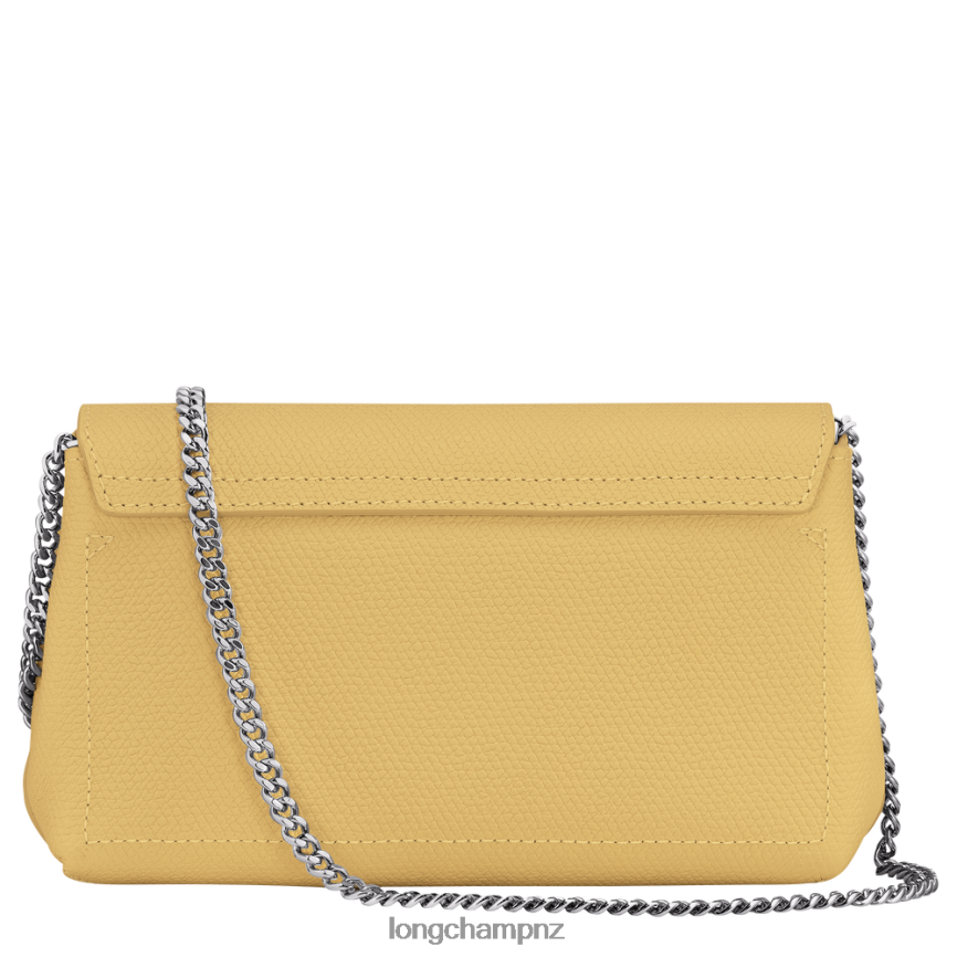 Women Corn Longchamp Roseau Clutch Leather Goods L06408252