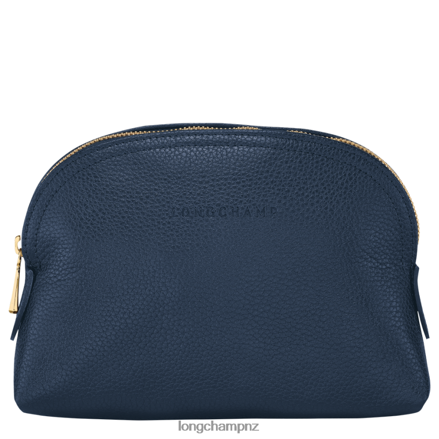 Women Navy Longchamp Le Foulonne Pouch Leather Goods L06408698