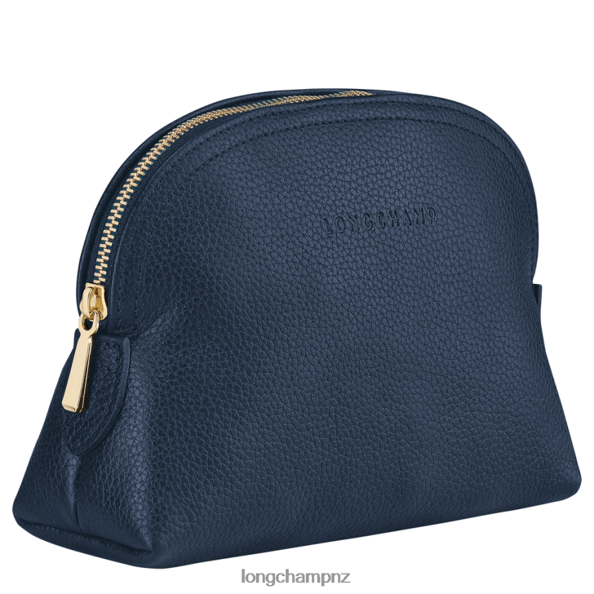 Women Navy Longchamp Le Foulonne Pouch Leather Goods L06408698