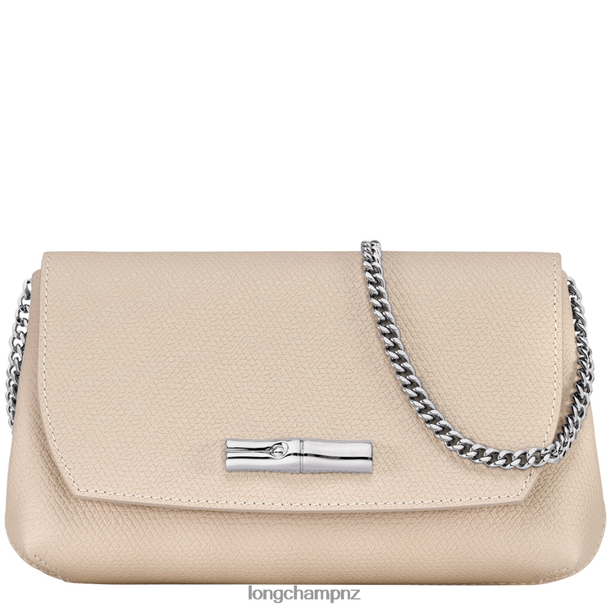 Women Paper Longchamp Roseau Clutch Leather Goods L06408253