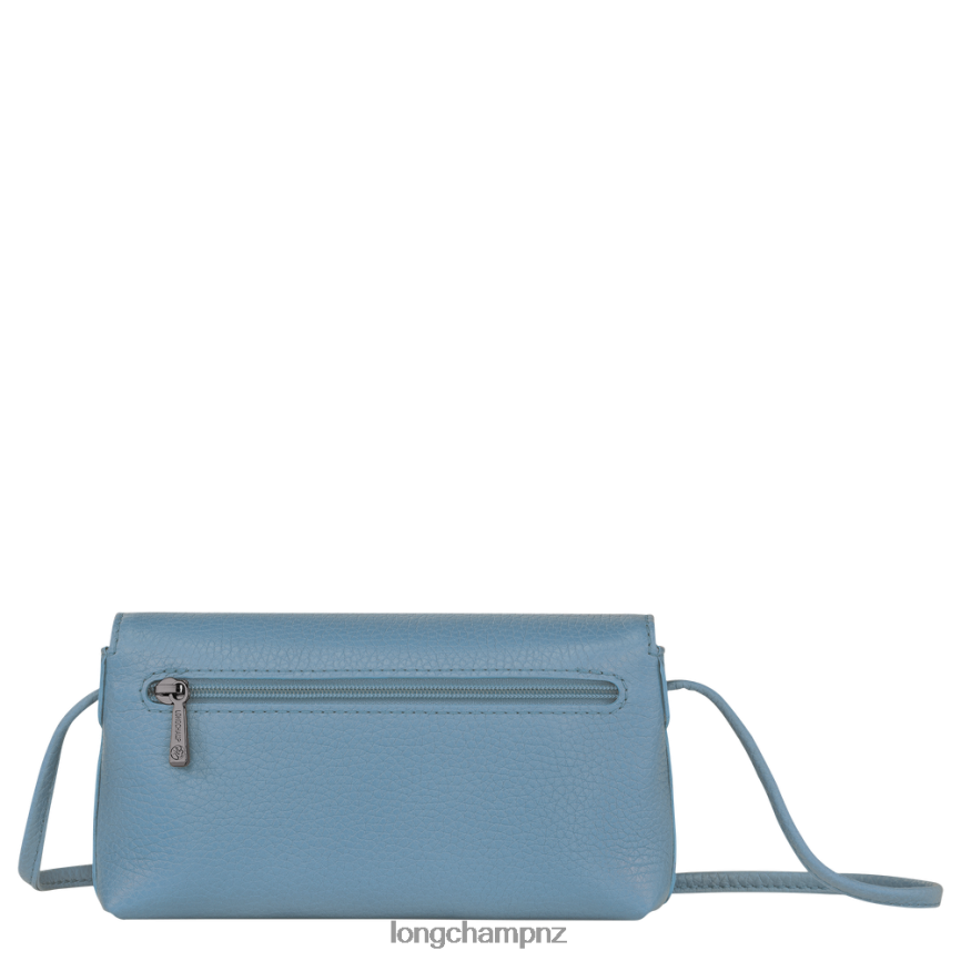 Women Slate Longchamp Roseau Essential Clutch Leather Goods L0640812