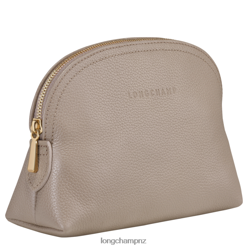 Women Turtledove Longchamp Le Foulonne Pouch Leather Goods L06408697