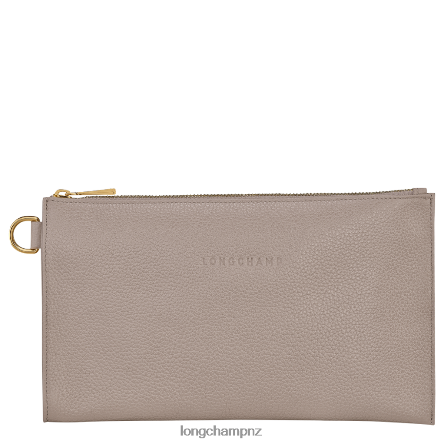 Women Turtledove Longchamp Le Foulonne Pouch Leather Goods L06408703