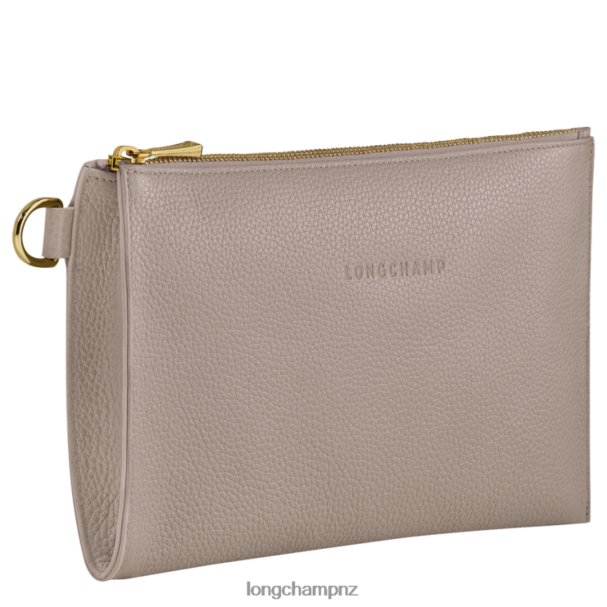 Women Turtledove Longchamp Le Foulonne Pouch Leather Goods L06408703