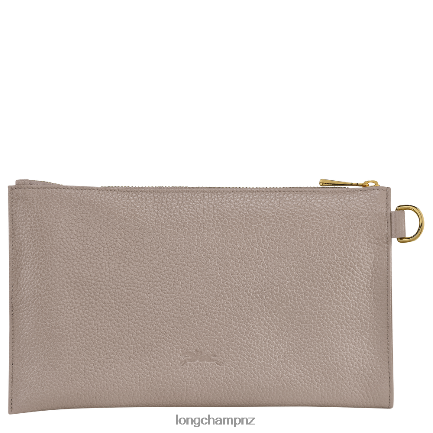 Women Turtledove Longchamp Le Foulonne Pouch Leather Goods L06408703