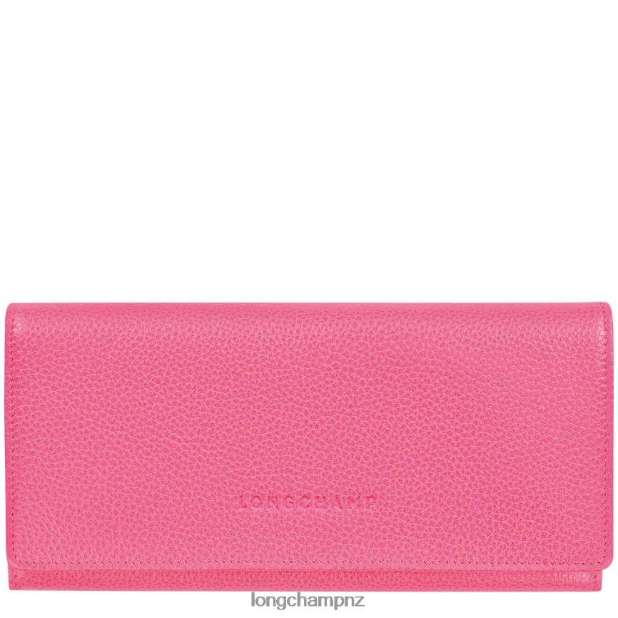 Women Candy Longchamp Le Foulonne Continental wallet Leather Goods L06408607