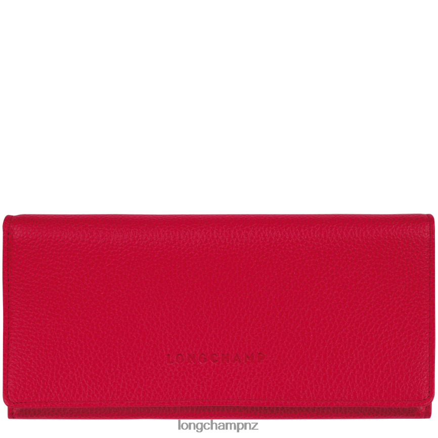 Women Love Longchamp Le Foulonne Continental wallet Leather Goods L06408605
