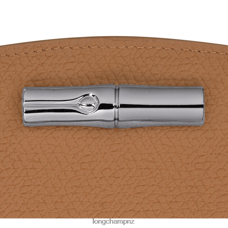 Women Natural Longchamp Roseau Wallet Leather Goods L06408582