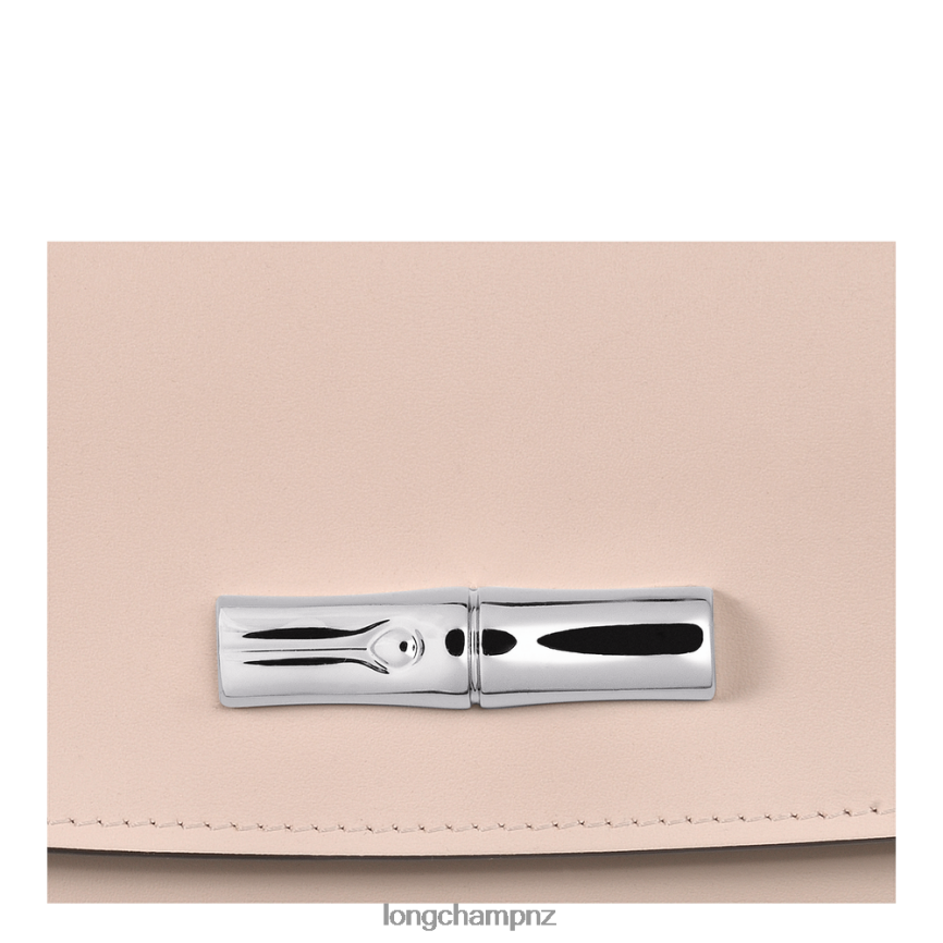 Women Pale Pink Longchamp Roseau Continental wallet Leather Goods L06408567