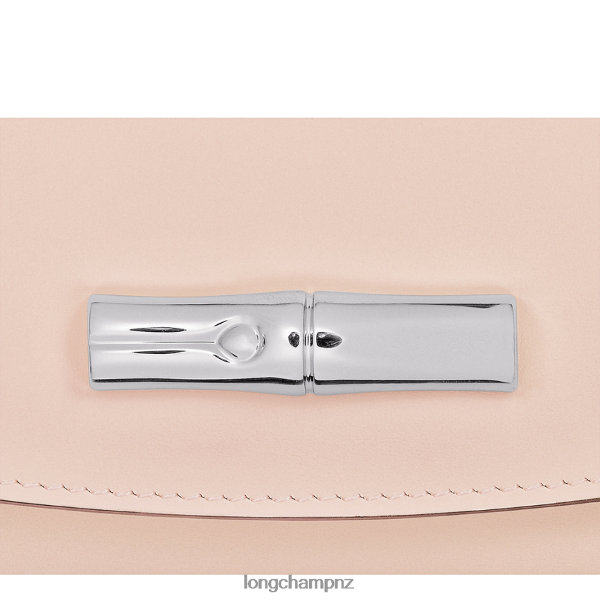 Women Pale Pink Longchamp Roseau Wallet Leather Goods L06408564