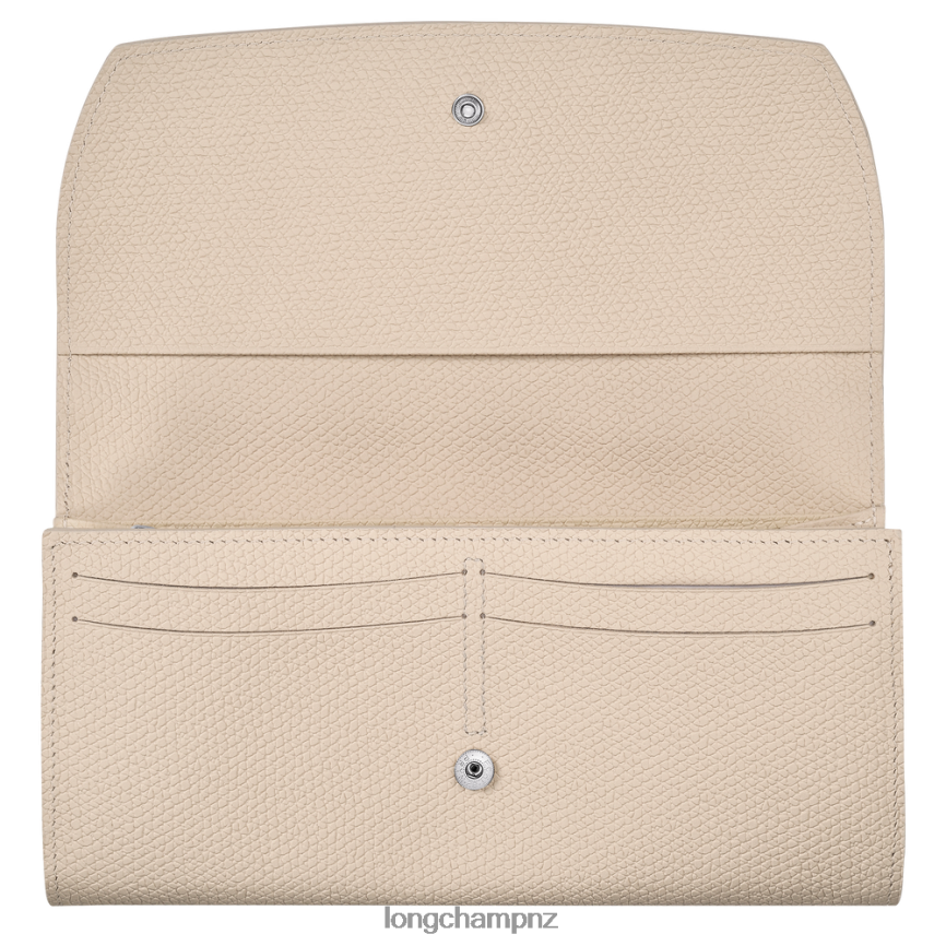 Women Paper Longchamp Roseau Continental wallet Leather Goods L06408590