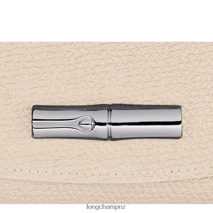 Women Paper Longchamp Roseau Wallet Leather Goods L06408578