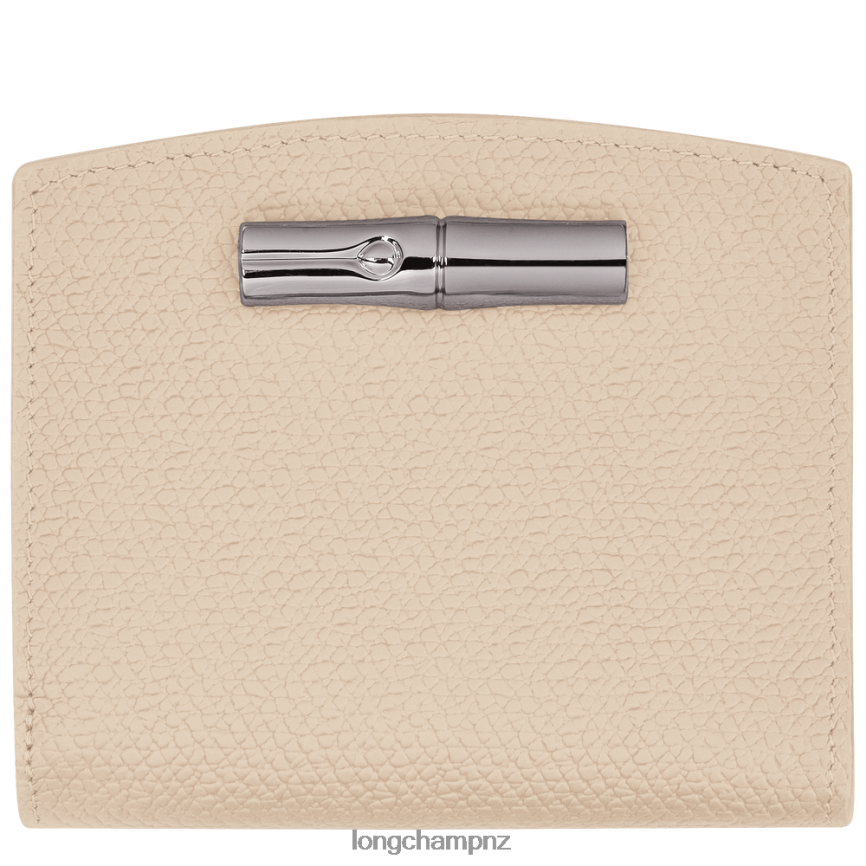 Women Paper Longchamp Roseau Wallet Leather Goods L06408584