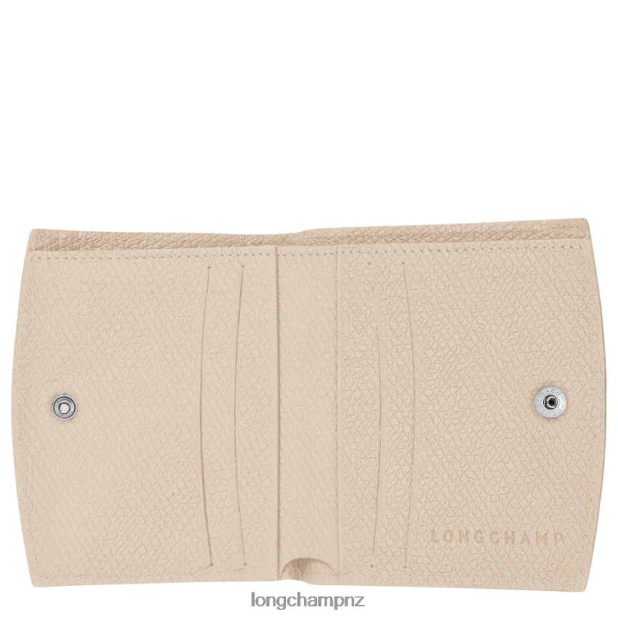 Women Paper Longchamp Roseau Wallet Leather Goods L06408584