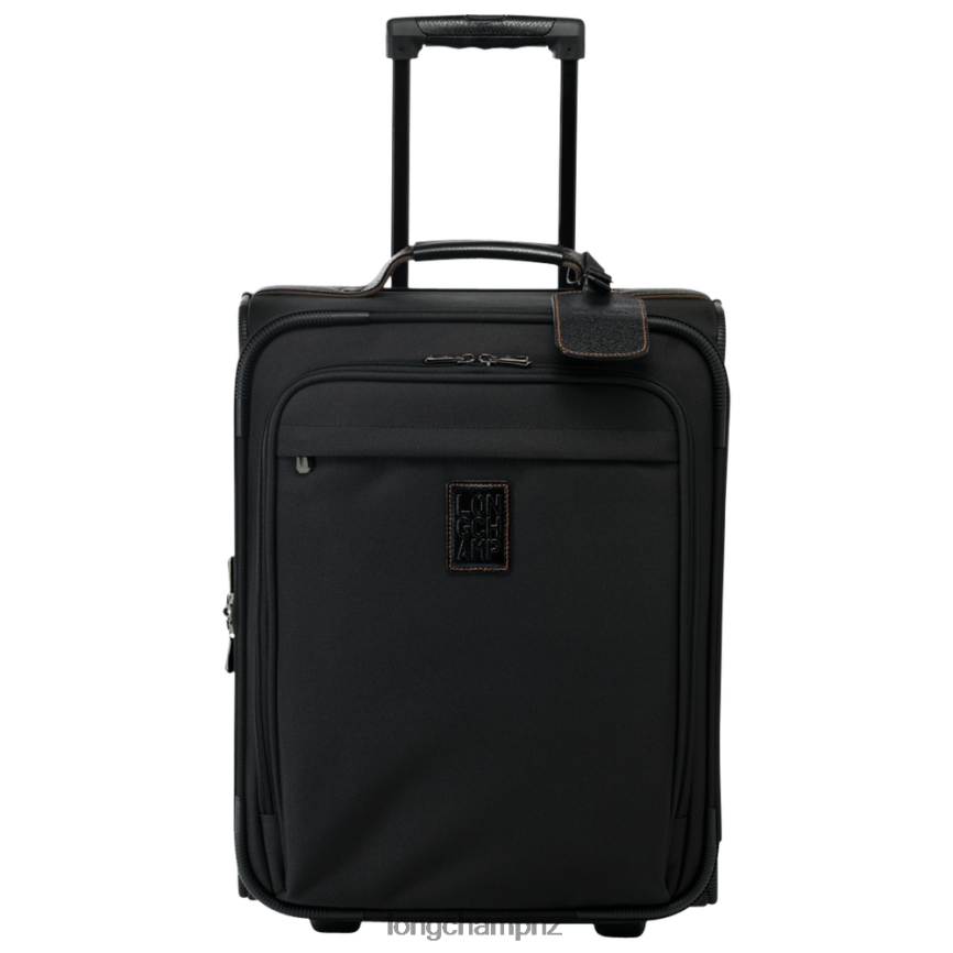 Women Black Longchamp Boxford Suitcase Bags L06408846