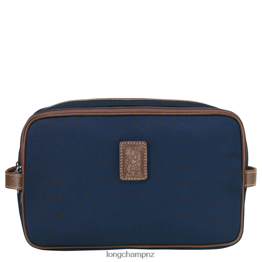 Women Blue Longchamp Boxford Toiletry case Bags L06408864