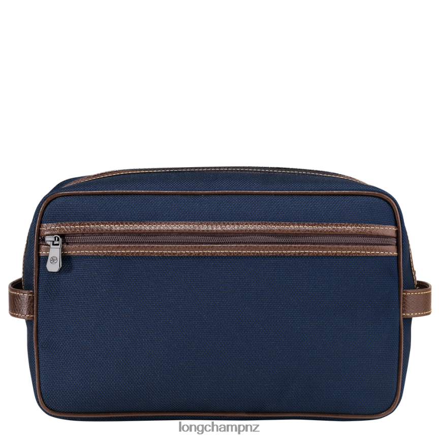 Women Blue Longchamp Boxford Toiletry case Bags L06408864