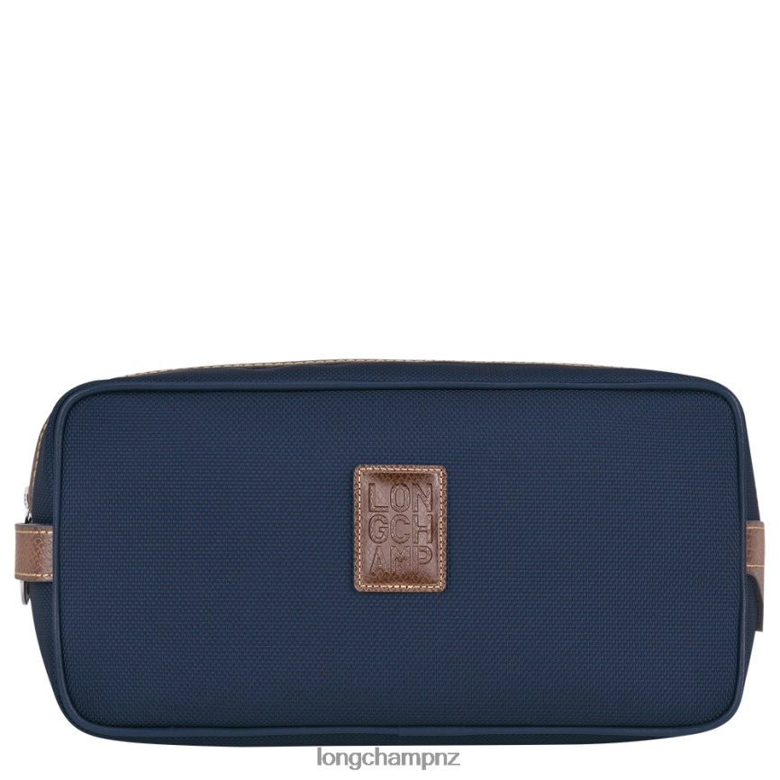 Women Blue Longchamp Boxford Toiletry case Bags L06408867
