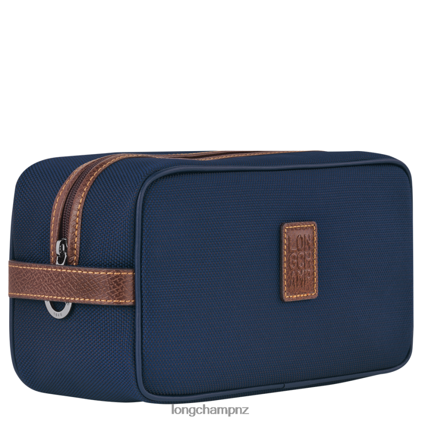 Women Blue Longchamp Boxford Toiletry case Bags L06408867