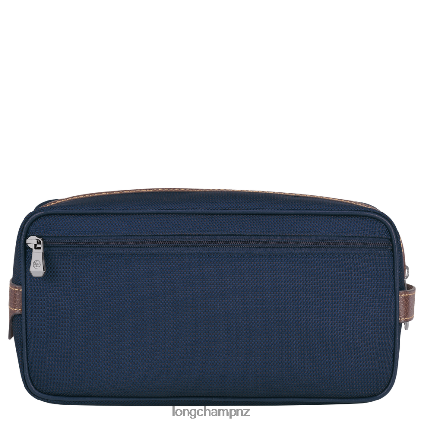 Women Blue Longchamp Boxford Toiletry case Bags L06408867
