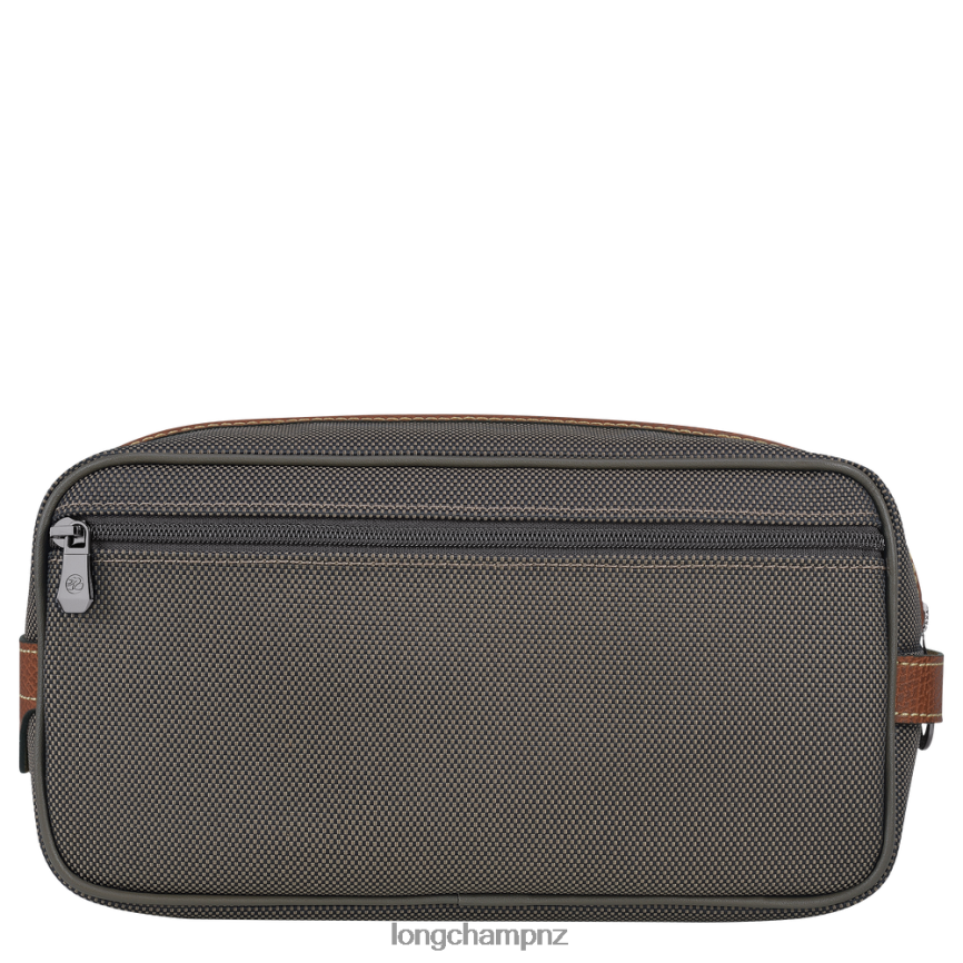 Women Brown Longchamp Boxford Toiletry case Bags L06408866