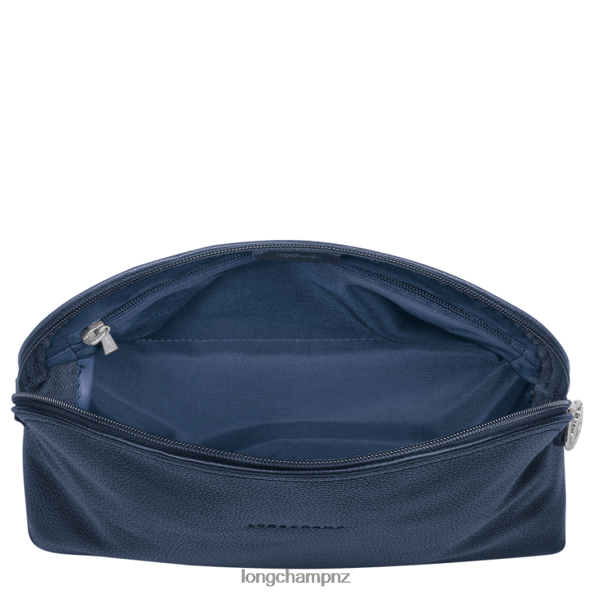 Women Navy Longchamp Le Foulonne Toiletry case Bags L06408876