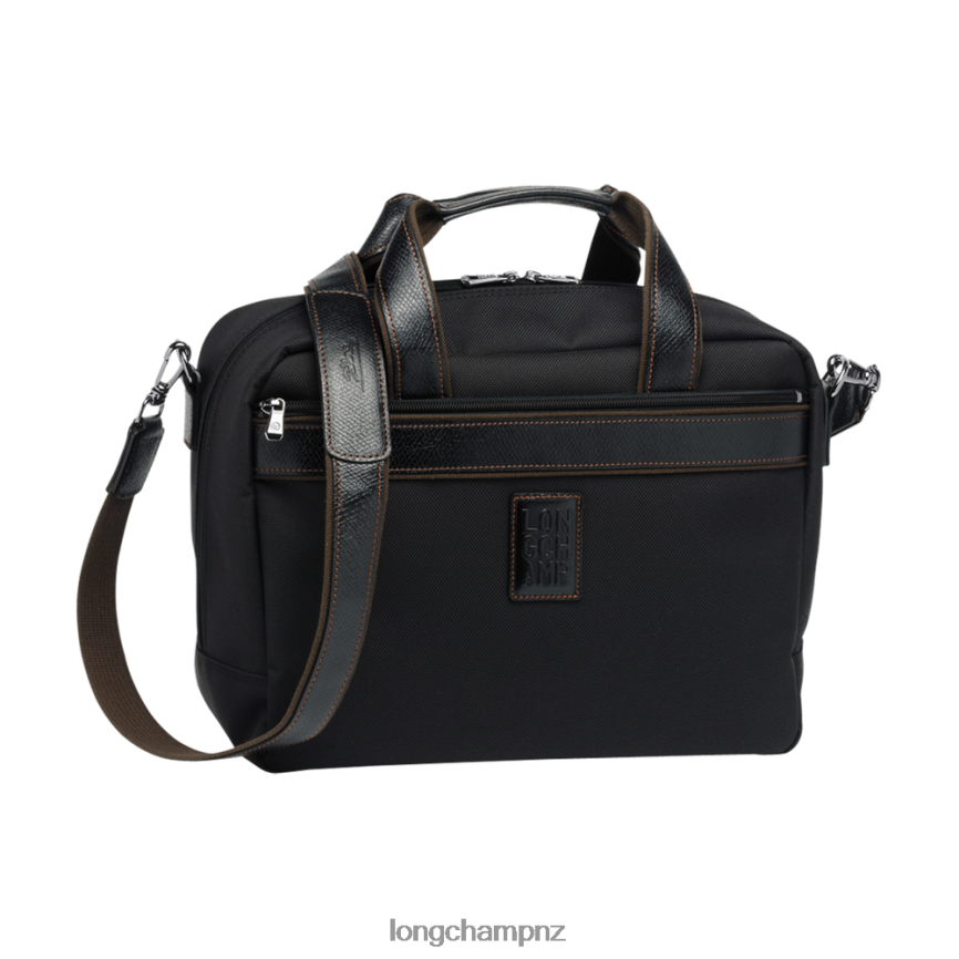 Women Black Longchamp Boxford Travel bag Bags L06408774