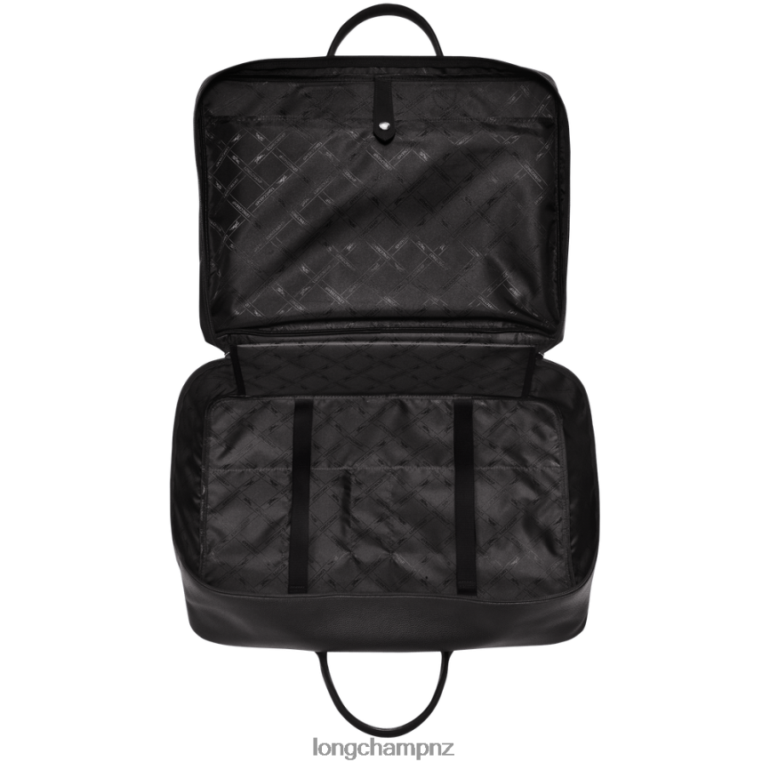 Women Black Longchamp Le Foulonne Suitcase Bags L06408826