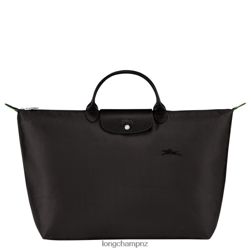 Women Black Longchamp Le Pliage Green Travel bag Bags L06408786