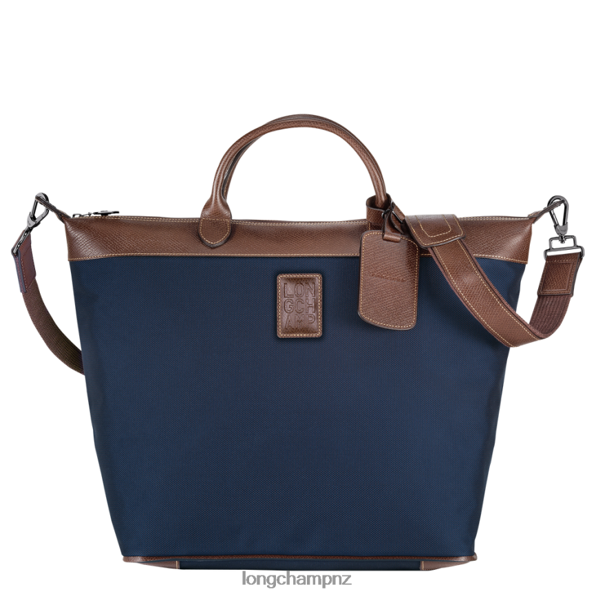 Women Blue Longchamp Boxford Travel bag Bags L06408764